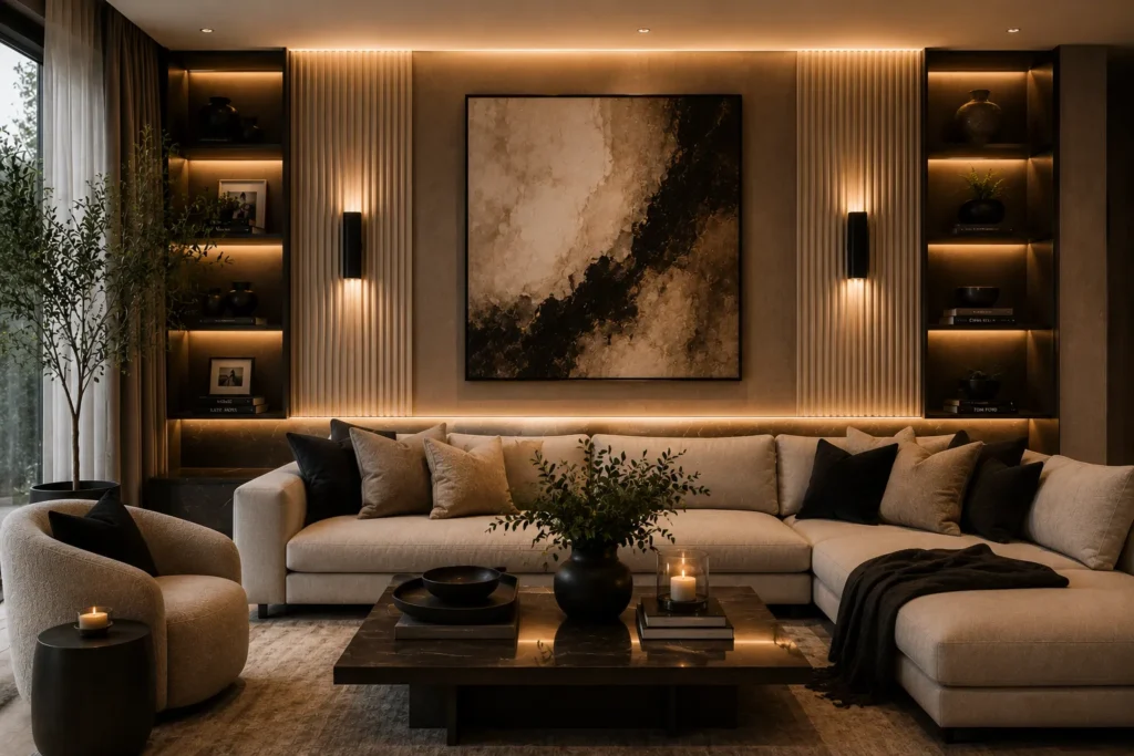 Wall Ideas For Living Room 1