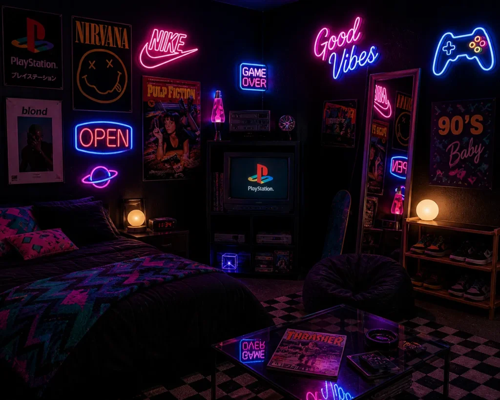 black neon
