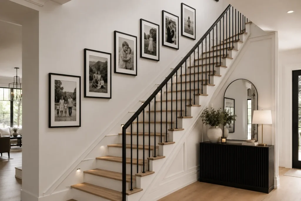 creative gallery wall layout 2
